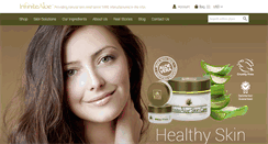 Desktop Screenshot of infinitealoe.com